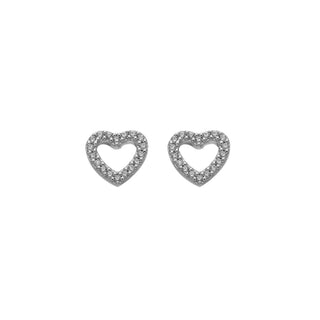 Stříbrné náušnice Hot Diamonds Silver Whisper Happy Birthday SWE004