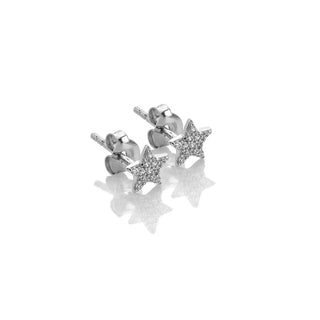 Stříbrné náušnice Hot Diamonds Silver Whisper Christmas Star SWE014