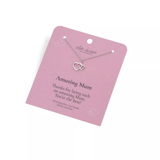 Stříbrný náhrdelník Hot Diamonds Silver Whisper Amazing Mum SWP006