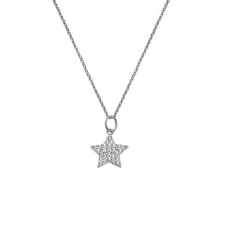 Stříbrný náhrdelník Hot Diamonds Silver Whisper Christmas Star SWP015